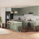 Poartă câini pliabilă cu ușă 8 panouri maro 640 cm, lemn plop GartenMobel Dekor