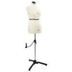 Formă Rochie Ajustabilă pentru Femei Crem m Catifea GartenMobel Dekor