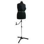 Formă Rochie Ajustabilă pentru Femei Negru l Catifea GartenMobel Dekor