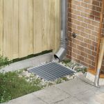 Grătar Argintiu 40 x 40 x 2 cm Oțel galvanizat prin imersie GartenMobel Dekor