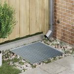 Grătar Argintiu 60 x 60 x 2 cm Oțel galvanizat prin imersie GartenMobel Dekor