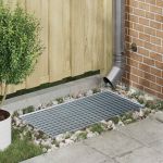 Grătar Argintiu 80 x 40 x 2 cm Oțel galvanizat prin imersie GartenMobel Dekor