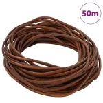 Cord din Piele Maro deschis Ø2,5 mm x 50 m Piele GartenMobel Dekor