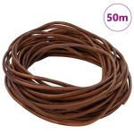 Cord din Piele Maro deschis Ø3 mm x 50 m Piele GartenMobel Dekor