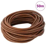 Cord din Piele Maro deschis Ø4 mm x 50 m Piele GartenMobel Dekor