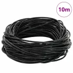 Cord din Piele Negru Ø2 mm x 10 m Piele GartenMobel Dekor