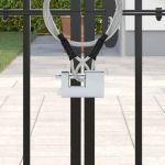 Lacăt 2 pcs Argintiu 8,7 x 1,9 x 5,5 cm Fier GartenMobel Dekor