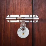 Lacăte disc cu chei 2 pcs Argintiu 7 x 2.4 x 7 cm GartenMobel Dekor