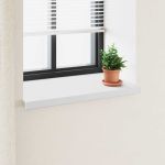 Prag de fereastră Alb 80 x 50 x 4,5 cm PVC amestecat cu UPVC GartenMobel Dekor