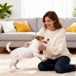 Pantaloni absorbanti de unică folosință pentru câini femele 50 pcs GartenMobel Dekor