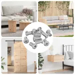 Bucșa cu Blocare 2857 pcs Nichel Oțel GartenMobel Dekor