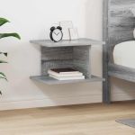 Noptieră Gri Sonoma 40 x 30 x 25 cm Lemn compozit GartenMobel Dekor