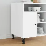 Picioare de mobilă Ajustabil 12 pcs Negru 46 x 46 x 128 mm PP GartenMobel Dekor