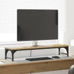 Suport pentru monitor Stejar Artizanal 85 x 23 x 15,5 cm GartenMobel Dekor
