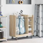 Dulap Golf cu roata Simplu Stejar Sonoma 90 x 45 x 98 cm GartenMobel Dekor