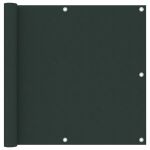 Paravan de balcon, verde închis, 90x600 cm, țesătură oxford GartenMobel Dekor