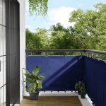 Paravan de balcon, albastru, 90x700 cm, 100% poliester oxford GartenMobel Dekor