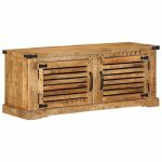 Dulap pentru pantofi Maro 110 x 38 x 45 cm Lemn de mango solid GartenMobel Dekor
