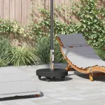 Bază pentru umbrelă Manual Negru 45 x 45 x 45 cm GartenMobel Dekor