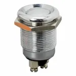 Buton 1 circuit 2A-250V OFF-(ON) metal • rezistent la apa Garage AutoRide