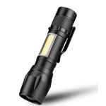 Lanterna din aluminiu LED cu zoom, acumulator si incarcare USB, VL1234 V-11148 VARGO2 Innovative ReliableTools