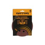 Disc abraziv pentru slefuitor cu excentric ROTOR 125 P60 set 5 Innovative ReliableTools