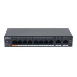 Switch POE Dahua 8+2 porturi, Poe 8xRJ45 10/100, Uplink 2x RJ45 10/100/1000, 60w Cloud Management- CS4010-8ET-60 SafetyGuard Surveillance