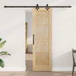 Ușă glisantă ORKDAL Maro 61 x 198,5 cm Lemn de pin masiv GartenMobel Dekor