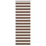 Jaluzea tip zebra maro lățime țesătură 65,9 cm poliester GartenMobel Dekor
