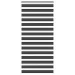 Jaluzea tip zebra neagră lățime țesătură 95,9 cm poliester GartenMobel Dekor