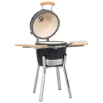 Grătar Kamado cu afumătoare din ceramică 33 cm GartenMobel Dekor