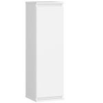 Dulap suspendat, cu usa si 3 rafturi interioare, PAL 16 mm, 30x30x99 cm, alb Household NewTrend