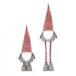 Figurina Craciun, Gnom, picioare telescopice, inaltime extensibila 80-120cm Household NewTrend
