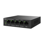 Router 5 x RJ45 1G (4 x PoE Out 802.3af/at), Multi-WAN, Cloud Managed - TENDA G0-5G-PoE SafetyGuard Surveillance