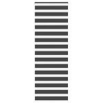 Jaluzea tip zebra neagră lățime țesătură 75,9 cm poliester GartenMobel Dekor