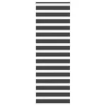 Jaluzea tip zebra neagră lățime țesătură 75,9 cm poliester GartenMobel Dekor