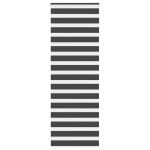 Jaluzea tip zebra neagră lățime țesătură 80,9 cm poliester GartenMobel Dekor