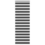 Jaluzea tip zebra neagră lățime țesătură 80,9 cm poliester GartenMobel Dekor