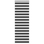 Jaluzea tip zebra neagră lățime țesătură 85,9 cm poliester GartenMobel Dekor