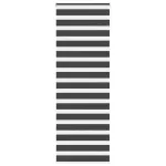 Jaluzea tip zebra neagră lățime țesătură 85,9 cm poliester GartenMobel Dekor
