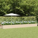 Jardinieră Creme 600 x 80 x 45 cm Oțel GartenMobel Dekor