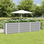 Jardinieră Gri deschis 480 x 50 x 45 cm Oțel Galvanizat GartenMobel Dekor
