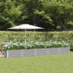 Jardinieră Gri deschis 480 x 50 x 45 cm Oțel Galvanizat GartenMobel Dekor