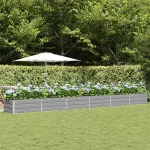Jardinieră Gri deschis 600 x 80 x 45 cm Oțel GartenMobel Dekor
