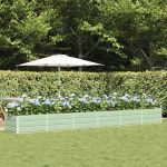 Jardinieră Verde 480 x 80 x 45 cm Oțel GartenMobel Dekor