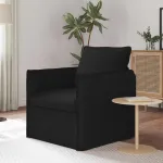 Canapea 60cm Negru Metal GartenMobel Dekor