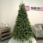 Brad artificial Christmas Deluxe by Sersimo, Carpati cu varfuri verzi, 2D+3D, 210cm Household NewTrend