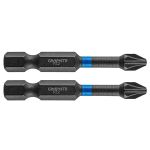 Set biti de impact PZ2X50mm 1/4" 2buc. GRAPHITE 56H522 HardWork ToolsRange
