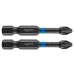 Set biti de impact PZ2X50mm 1/4" 2buc. GRAPHITE 56H522 HardWork ToolsRange