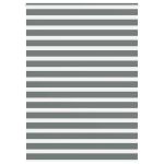 Jaluzea tip zebra gri închis lățime țesătură 160,9 cm poliester GartenMobel Dekor